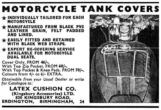 Latex Motor Cycle Tank Covers                                    