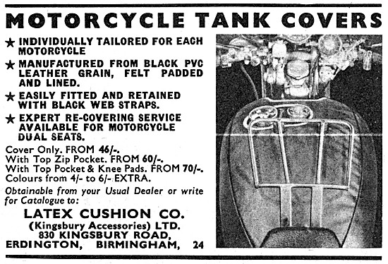 Latex Motorcycle Tank Covers                                     