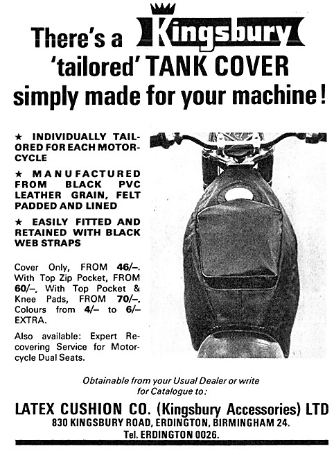 Latex Kingsbury Tailored Tank Covers                             