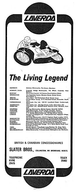 1979 Laverda Motor Cycles                                        