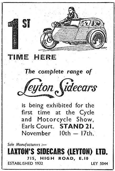 Leyton Sidecars                                                  