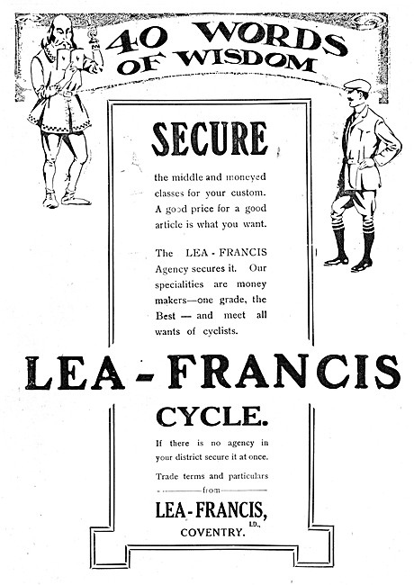 Lea-Francis Bicycles & Motor Cycles                              