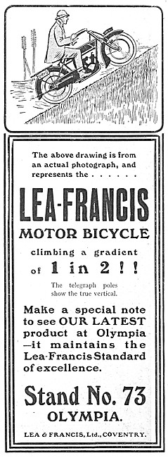 1912 Lea-Francis Motor Cycles                                    