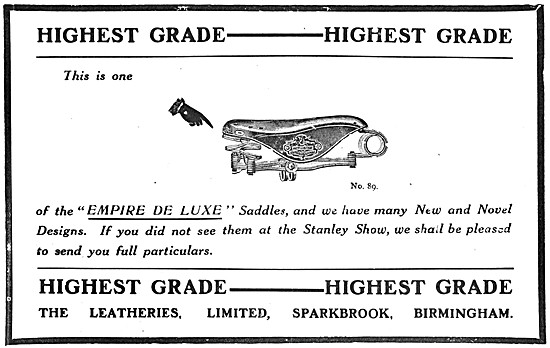 Leatheries Motor Cycle Saddles                                   