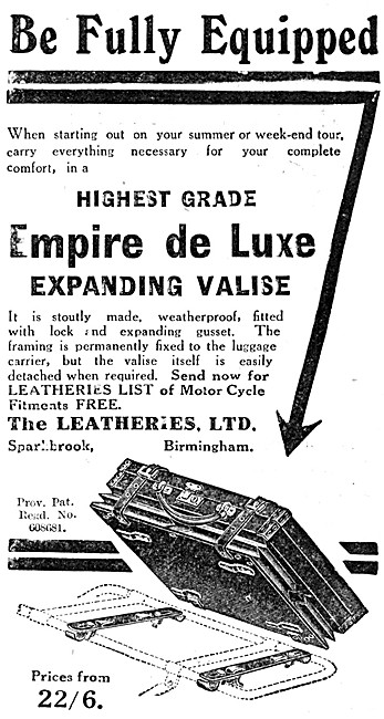 Leatheries Empire De Luxe Expanding Valise                       