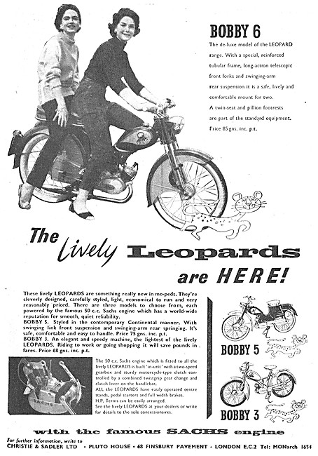 1956 Leopard Bobby Mopeds                                        