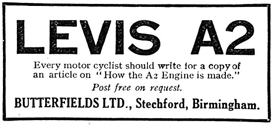 1931 Levis A2 Motor Cycle                                        
