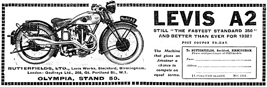 1931 Levis 350 cc A2                                             