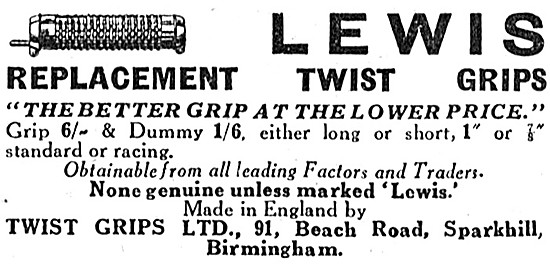 Lewis Replacement Twist Grip Controls                            