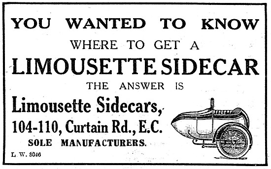 1920 Limousette Sidecars                                         