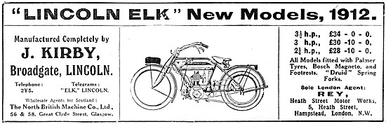 Lincoln Elk Motor Cycles                                         