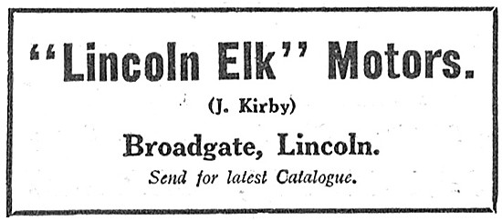 1924 Lincoln Elk Motor Cycle                                     