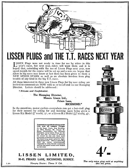 Lissen Spark Plugs                                               