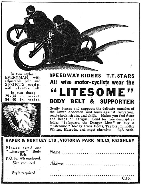 Litesome Body Belt & Supporter 1931 Style                        