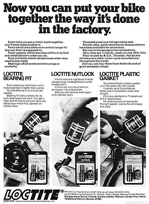 Loctite Retaining Compound                                       