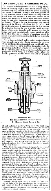 Lodge Sparking Plugs                                             