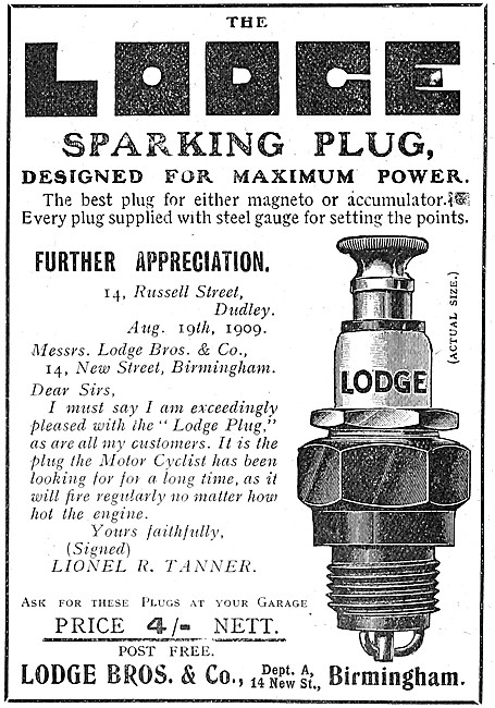 Lodge Spark Plugs                                                