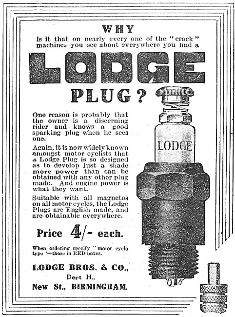 Lodge Spark Plugs                                                