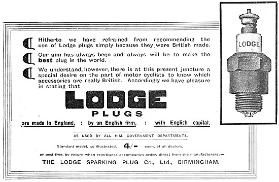 Lodge Sparking Plugs                                             