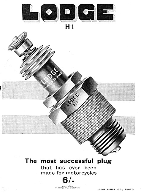 Lodge H1 Spark Plugs 1928                                        