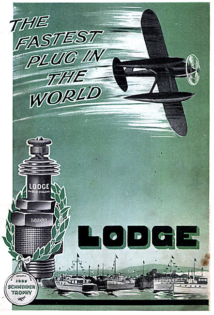Lodge Spark Plugs 1930                                           