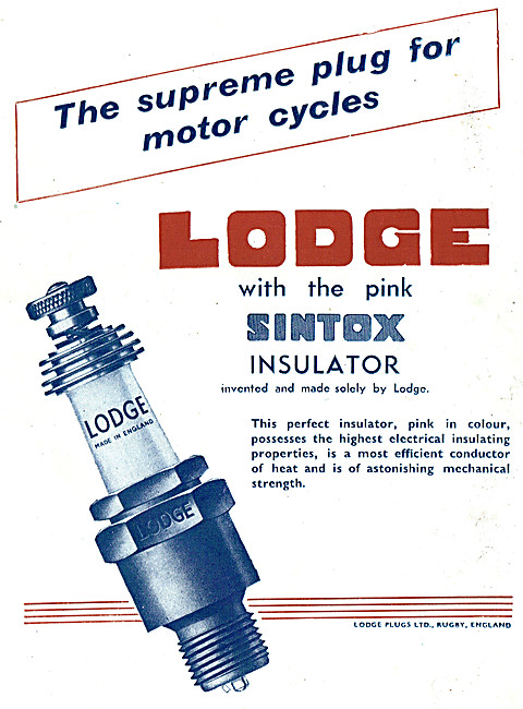 Lodge Spark Plugs 1949                                           
