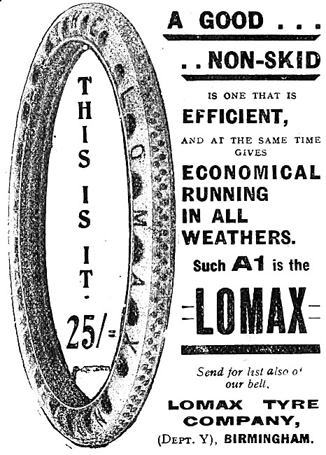 Lomax Motor Cycle Tyres                                          