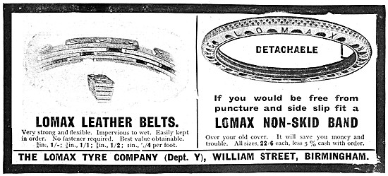 Lomax Motor Cycle Tyres - Lomax Motor Cycle Drive Belts          