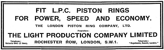 The Light Production Co Piston Rings - LPC Piston Rings          
