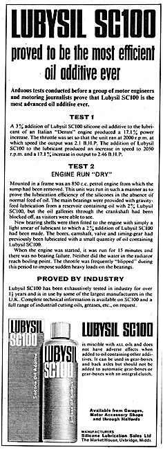 Lubysil SC 100 Silicone Oil Additive                             