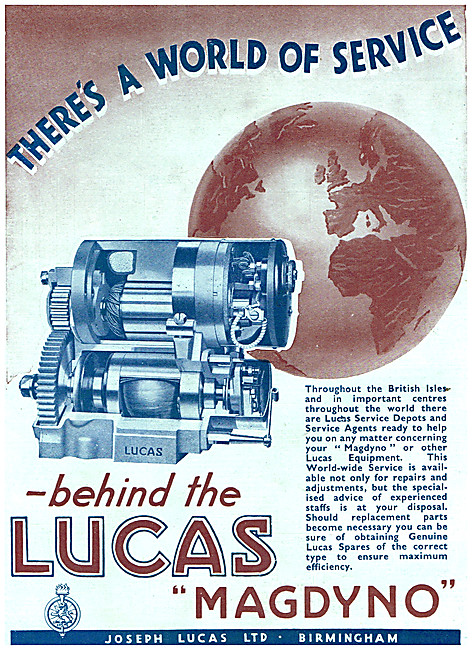 Lucas Motor Cycle Batteries - Lucas Magdyno                      