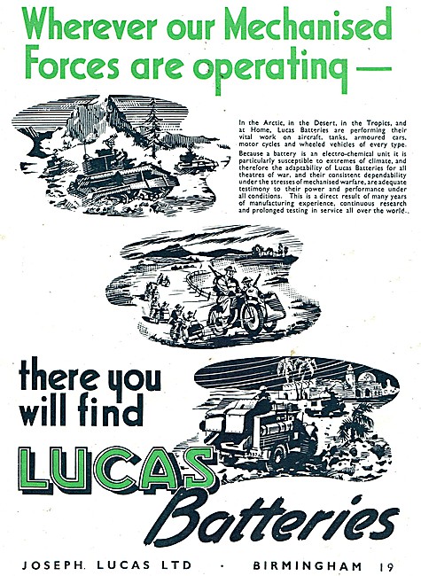 Lucas Motor Cycle Batteries - Lucas Batteries                    