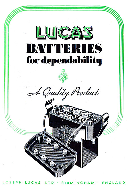 Lucas Motor Cycle Batteries - Lucas Batteries                    