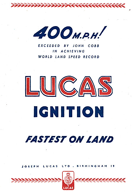 Lucas Ignition Equipment                                         