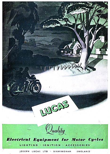 Lucas Motor Cycle Lighting & Ignition Parts & Accessories        