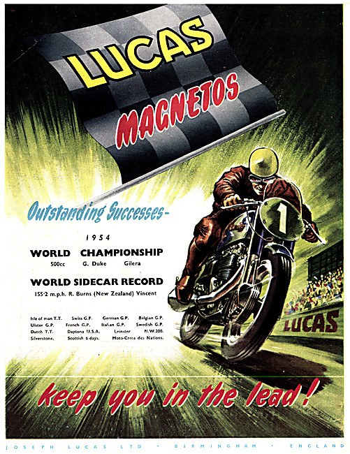 Lucas Motor Cycle Electrical & Ignition Products - Lucas Magnetos