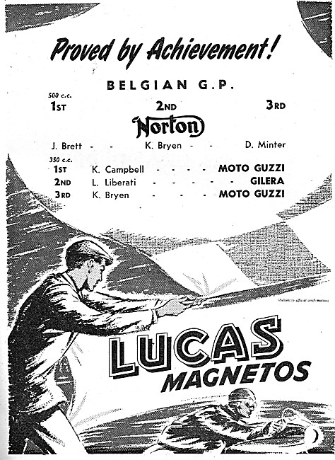 Lucas Motor Cycle Magnetos                                       
