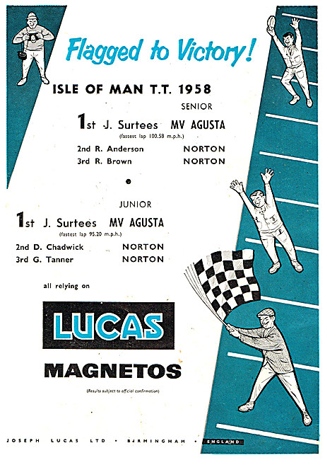 Lucas Motor Cycle Electrical Parts - Lucas Magnetos              
