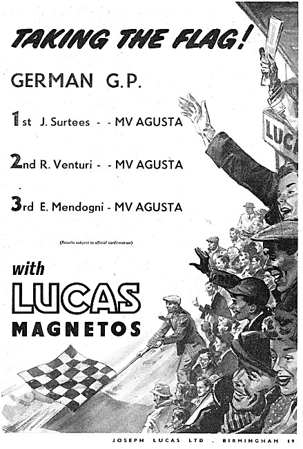 Lucas Motor Cycle Racing Magnetos                                