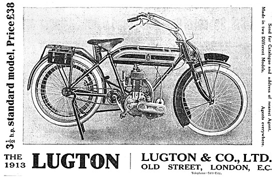 Lugton Motor Cycles - Lugton 3.5 hp Standard Model               