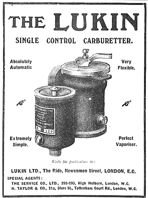 Lukin Motorcycle Carburetters                                    