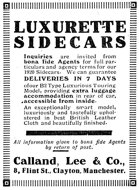 Luxurette Sidecars                                               