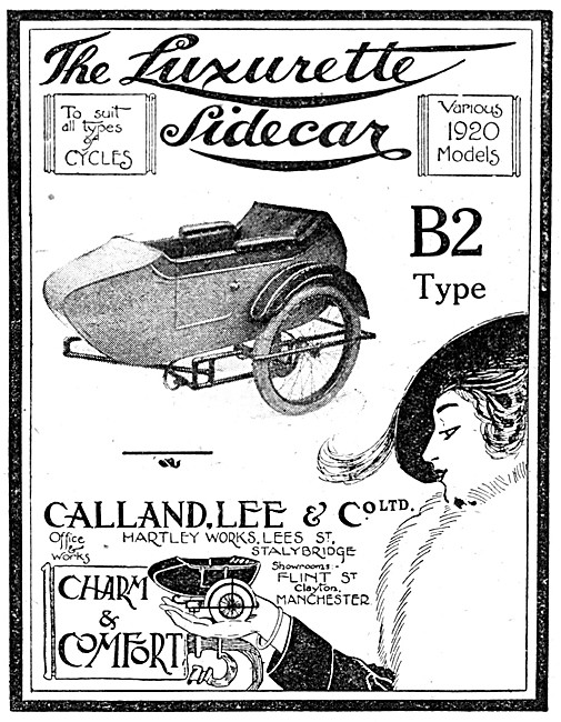 1920 Luxurette B2 Type Sidecar                                   