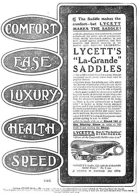 Lycett Saddles - Lycetts Saddles                                 