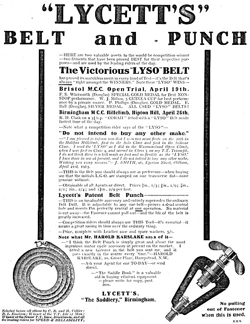 Lycetts Patent Belt & Punch                                      