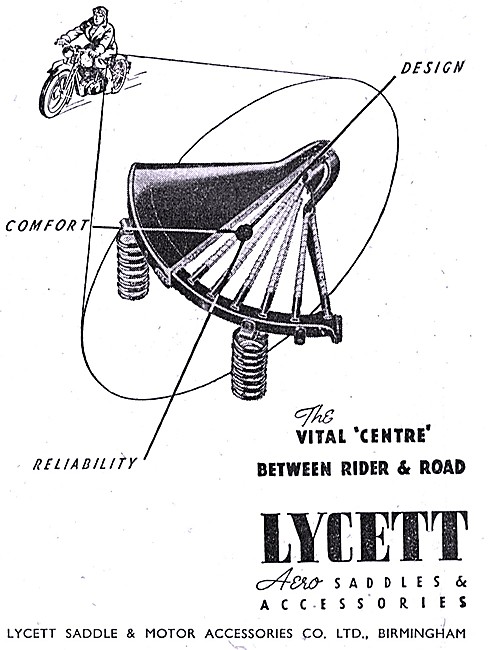 Lycett Motor Cycle Saddles                                       