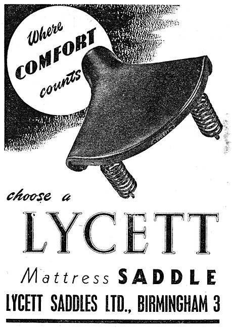 Lycett Mattress Saddles                                          