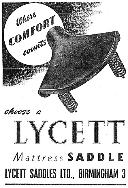 Lycett Matress Saddles                                           