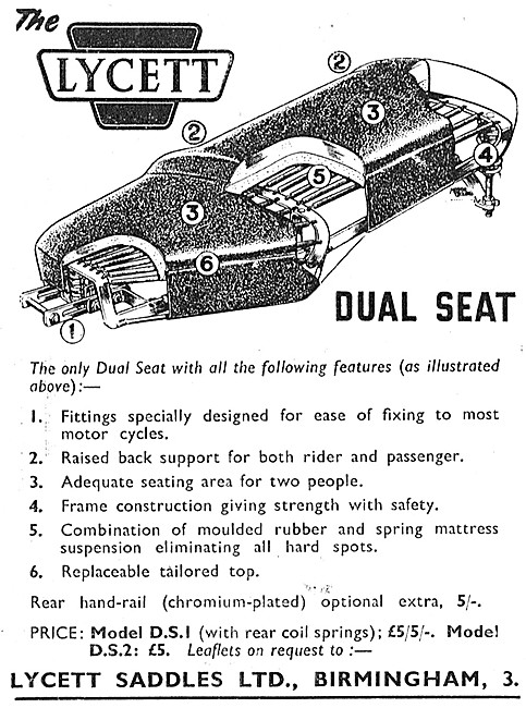 Lycett Dual Seats                                                