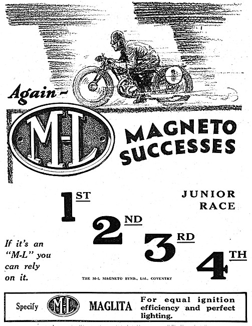 M-L Motor Cycle Magnetos - ML Magnetos                           